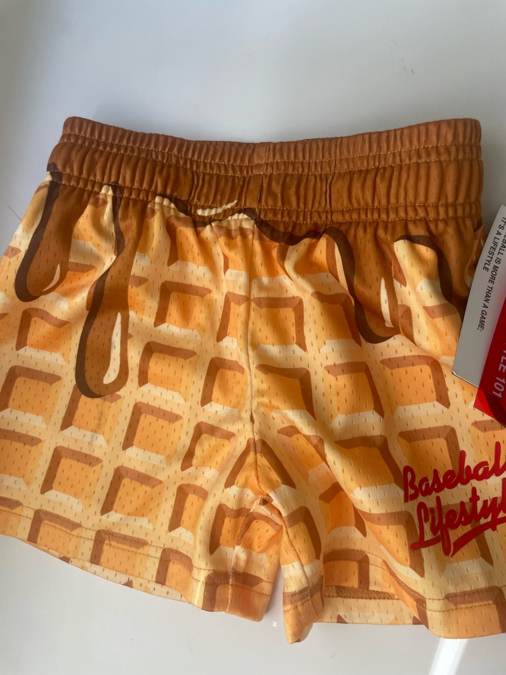 NEW SOLD OUT Baseball lifestyle 101 batter up waffle shorts size XXS - Picture 3 of 6